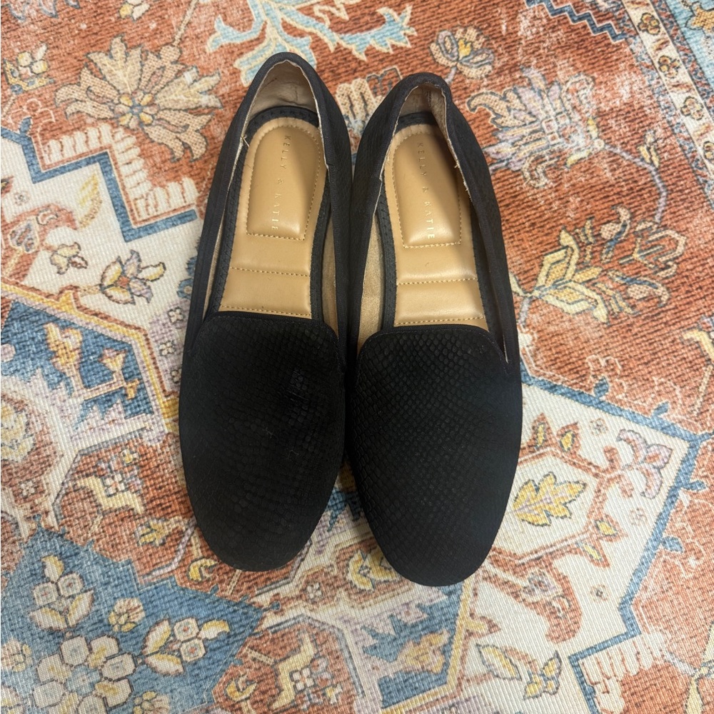 Kelly & Katie Black Flats